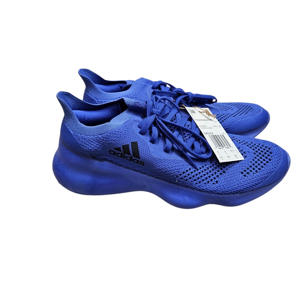 Adidas NWT Futurenatural M Mens Running Shoes GX5152 Blue Knit Sneakers Size 6.5